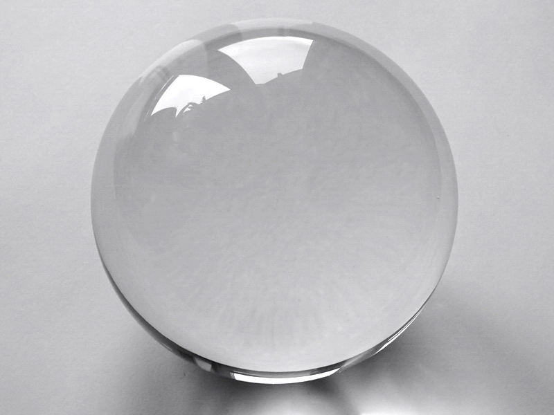 Crystal Glass Balls 300mm Clear | Crystal Balls | Crystal Spheres